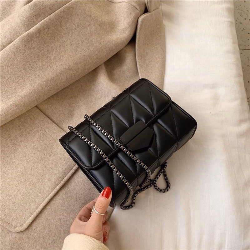 Túi Xách Nữ Khóa Nhọn Dây Xích A17 - Đức Huy - Ảnh 2