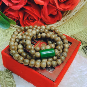 Vòng Tay Nam Trầm Hương Tốc Phối Lu Thống Ngọc Cẩm Thạch Thiên Nhiên - Thắng Giang