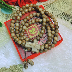 Vòng Tay Nam Trầm Hương Tốc Phối Charm Thánh Giá Đạo Công Giáo - Thắng Giang