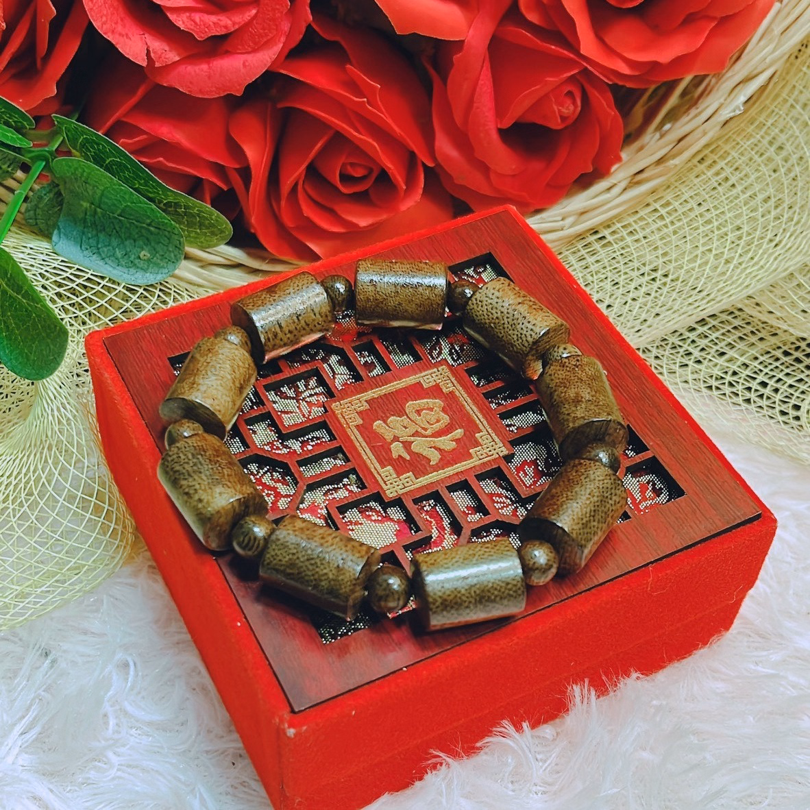 Vòng Tay Nam Đốt Trúc 12 Ly Trầm Hương Tốc Thiên Nhiên - Thắng Giang - Ảnh 2