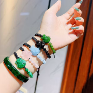 Vòng Tay Hồ Ly Ôm Hoa Thiên Nhiên Tết Chỉ May Mắn - Thắng Giang