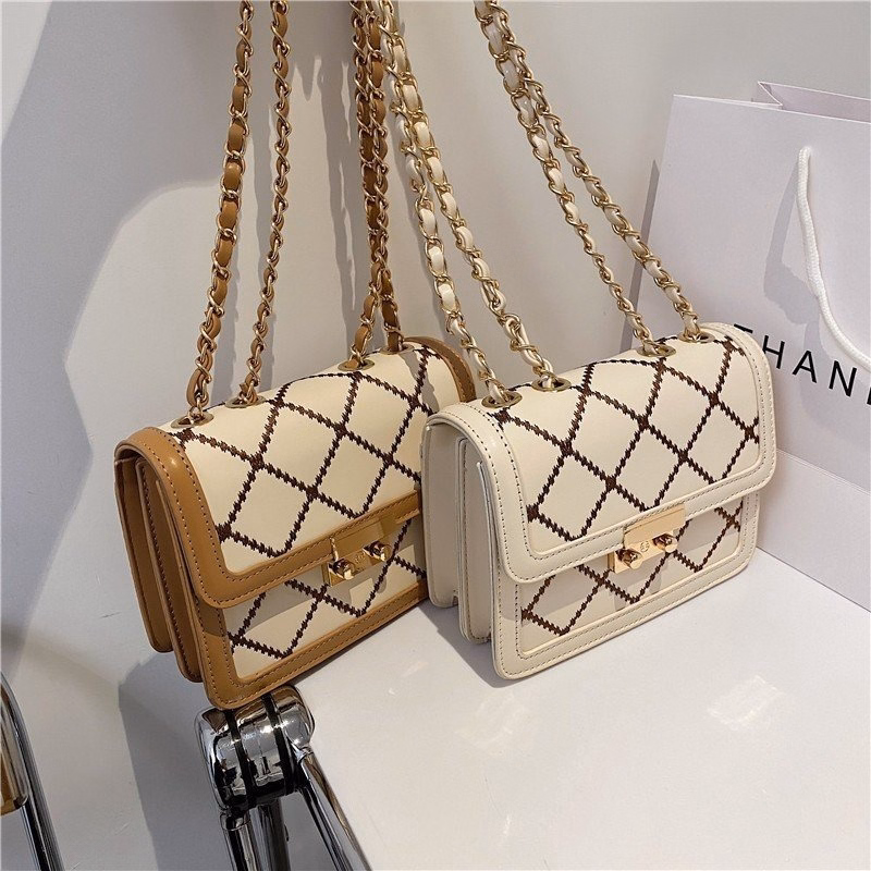 Túi Xách Nữ Trám Viền Nâu – Phong Cách Và Đẳng Cấp Wh59 - W20 - Winnie House - Ảnh 5