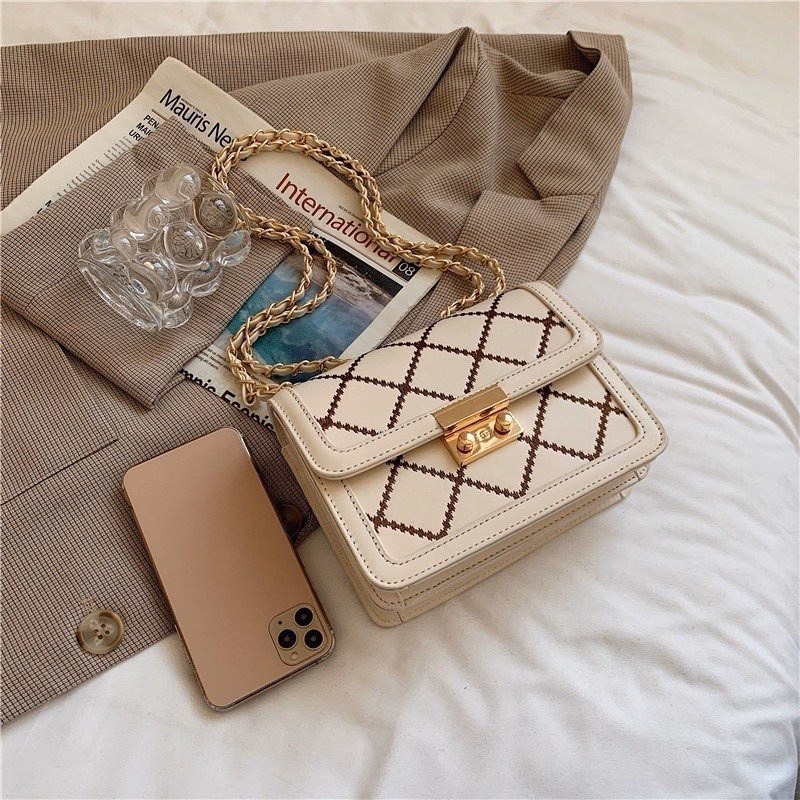 Túi Xách Nữ Trám Viền Nâu – Phong Cách Và Đẳng Cấp Wh59 - W20 - Winnie House - Ảnh 11