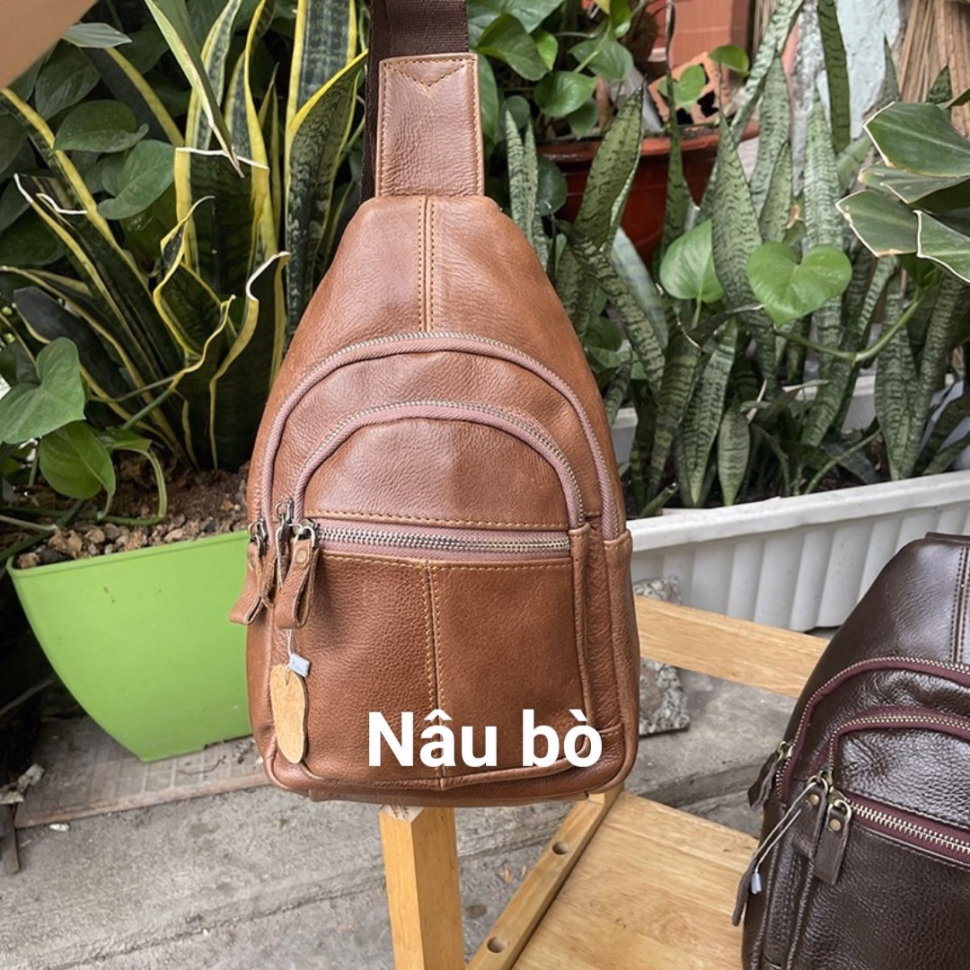 Túi Đeo Chéo Da Bò Thật Phong Cách Nam Tính Thiết Kế Hiện Đại Cb03Tl - Zinpro - Ảnh 6