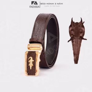 Thắt Lưng Da Cá Sấu Fa Do Da Fcb01Bn Dây Liền Bản Rộng 3.5 Cm