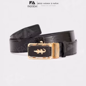 Thắt Lưng Nam Da Cá Sấu Thật Cb04Bd Phần Bụng Dây Ghép Bản Rộng 4 Cm-Fadoda