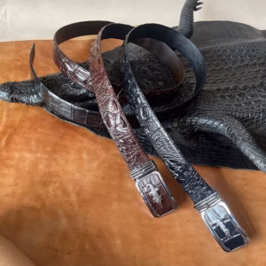 Dây Nịt Cá Sâu Dây Thắt Lưng Nam Da Cá Sấu Thật Zst380 - Zinpro