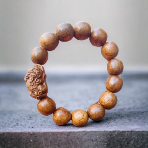 Vòng Tay Nam Tì Hưu Trầm Hương Tốc Thiên Nhiên 12 Ly - Thắng Giang