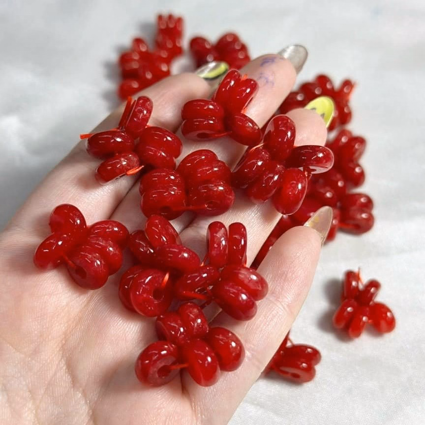 Vòng Tay Ngũ Điếu Cẩm Thạch Huyết Đỏ - Thắng Giang - Ảnh 5