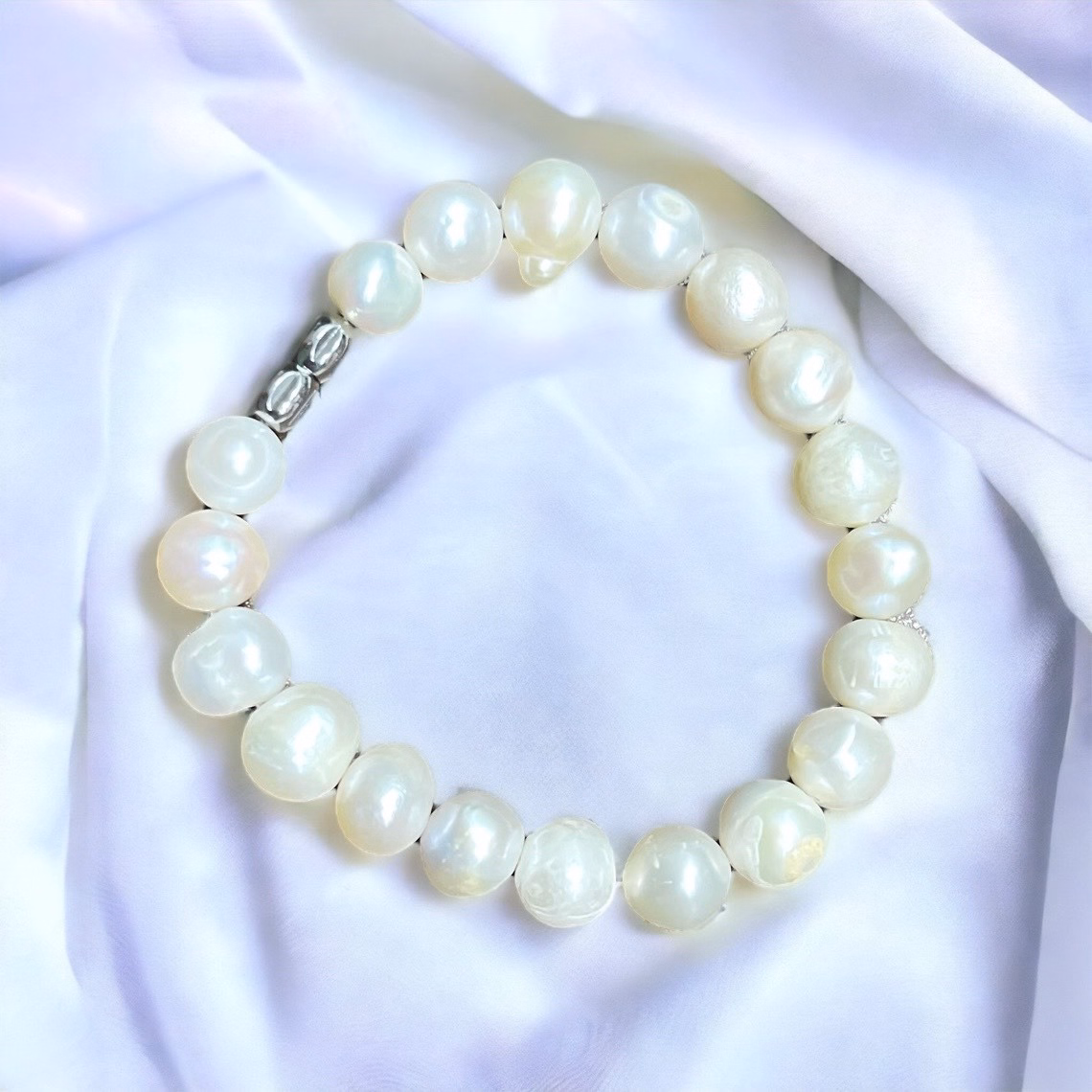 Vòng Tay Ngọc Trai Nuôi Nước Ngọt Thiên Nhiên 8 Ly - Thắng Giang - Ảnh 2