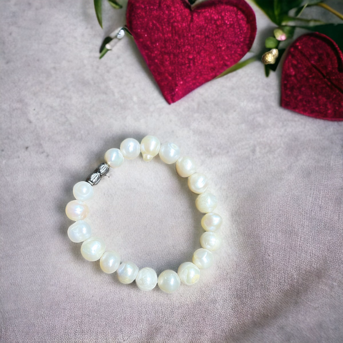 Vòng Tay Ngọc Trai Nuôi Nước Ngọt Thiên Nhiên 8 Ly - Thắng Giang - Ảnh 3