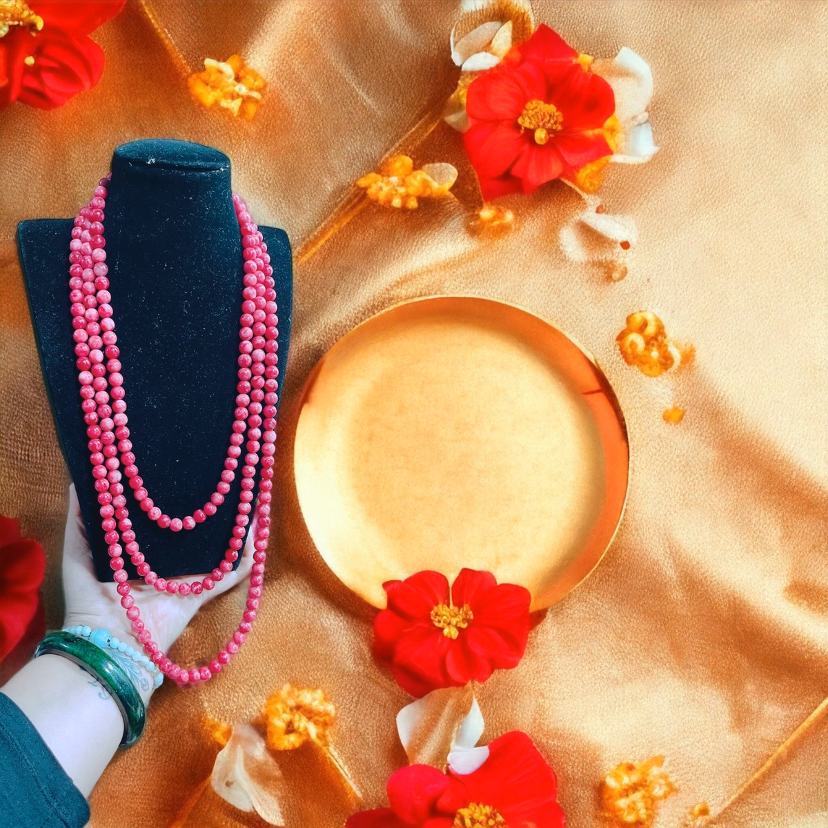 Dây Chuyền Thạch Anh Ba Tầng - Thắng Giang