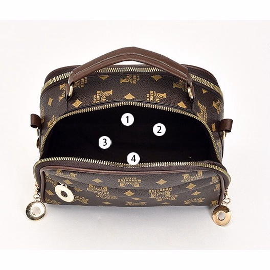 Túi Xách Nữ Mk Có Quai Xách Tặng Kèm Gấu Wh6 - Winnie House - Ảnh 8