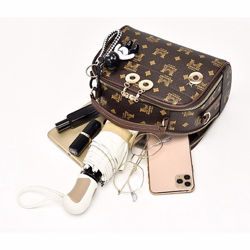 Túi Xách Nữ Mk Có Quai Xách Tặng Kèm Gấu Wh6 - Winnie House - Ảnh 10