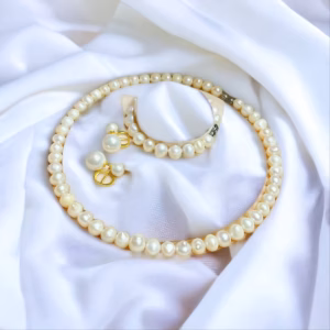 Bộ Trang Sức Ngọc Trai Nuôi Nước Ngọt Thiên Nhiên 10 Ly - Thắng Giang