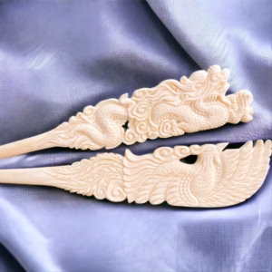 Bộ Trâm Xương Mỹ Nghệ Chạm Khắc Thủ Công - Thắng Giang