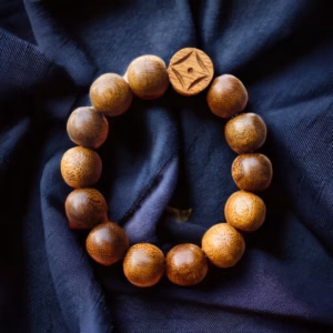 Vòng Tay Nam Xu Kim Tiền Trầm Hương Tốc Thiên Nhiên 12 Ly - Thắng Giang