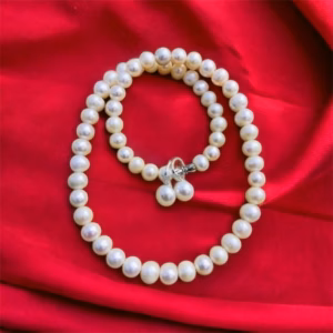 Combo Bông Tai Và Dây Chuyền Ngọc Trai Nuôi Nước Ngọt Thiên Nhiên - Thắng Giang