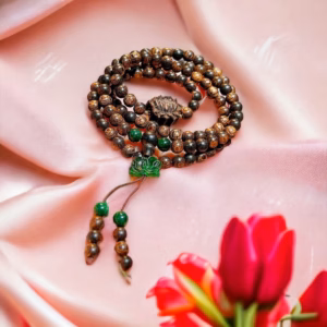 Vòng Tay Trầm Hương Sánh Chìm Thiên Nhiên Phối Charm Sen Ngọc Cẩm Thạch Sơn Thủy Thiên Nhiên - Thắng Giang