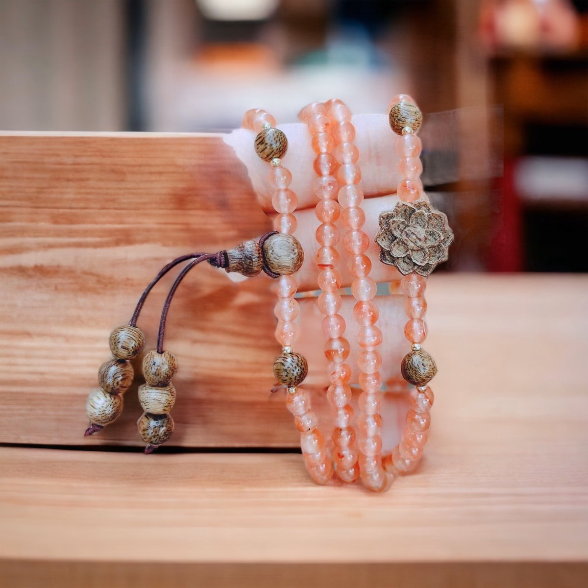 Vòng Tay Đá Thiên Nhiên Phối Sen Trầm Tốc - Thắng Giang - Ảnh 12