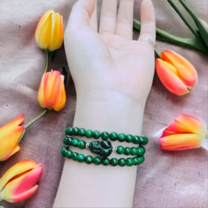 Vòng Tay Tì Hưu Ngọc Cẩm Thạch 6 Ly - Thắng Giang