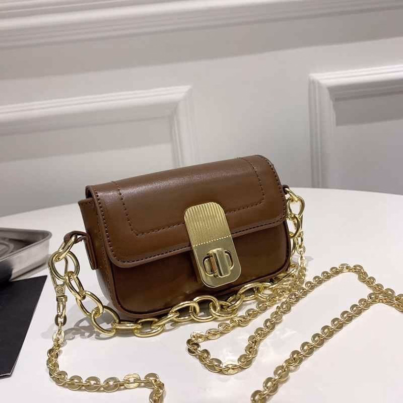 Túi Xách Nữ Mini Đeo Chéo Đeo Vai Cao Cấp Đi Làm Đi Chơi, Khóa Xoay Đẹp Sang Chảnh T096 - Trùm Sỉ Vn - Ảnh 7