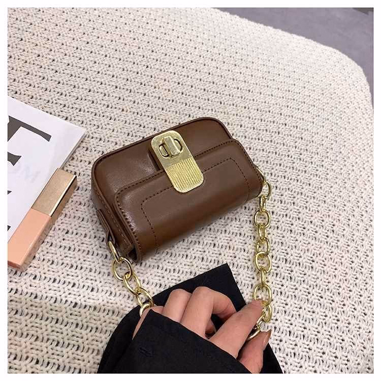 Túi Xách Nữ Mini Đeo Chéo Đeo Vai Cao Cấp Đi Làm Đi Chơi, Khóa Xoay Đẹp Sang Chảnh T096 - Trùm Sỉ Vn - Ảnh 6