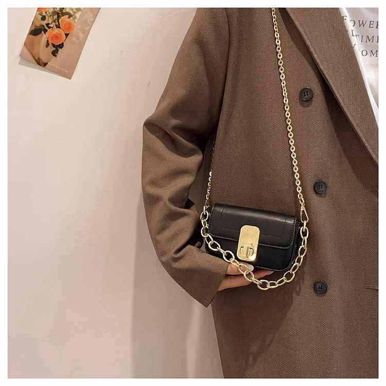 Túi Xách Nữ Mini Đeo Chéo Đeo Vai Cao Cấp Đi Làm Đi Chơi, Khóa Xoay Đẹp Sang Chảnh T096 - Trùm Sỉ Vn - Ảnh 4