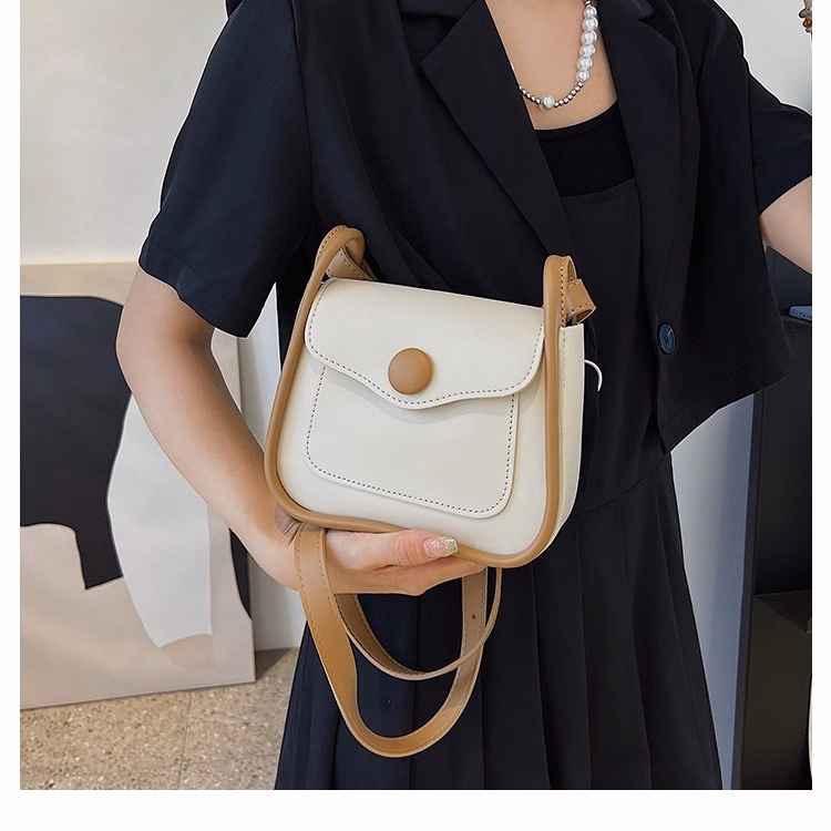 Túi Xách Nữ Đeo Chéo Cổ Điển Nút Tròn Khóa Nam Châm T038 - Trùm Sỉ Vn - Ảnh 2