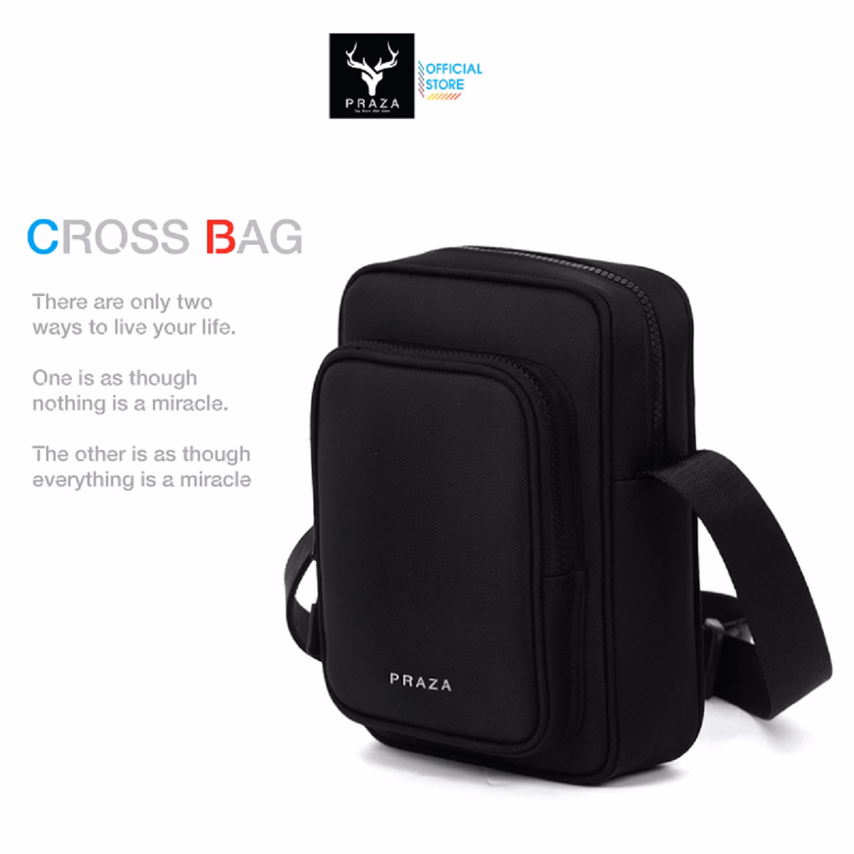 Túi Đeo Chéo Nam Nữ Có Chống Sốc Cho Ipad Mini Và Chống Trượt Nước Cao Cấp Dc138 - Praza