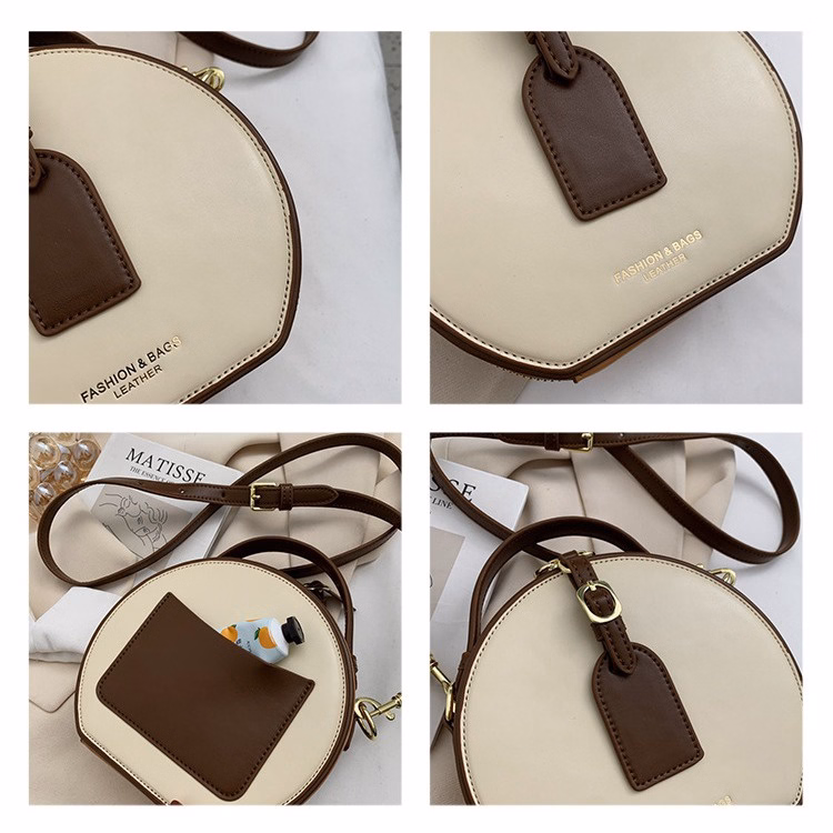 Túi Xách Nữ Đeo Chéo Dáng Hộp Tròn Xinh Xắn Wh4 - Winnie House - Ảnh 10