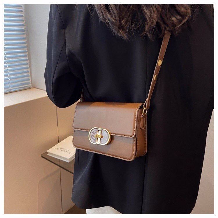 Túi Xách Nữ Đeo Vai Khóa Kính Xoay Đẹp Wh15 - Winnie House - Ảnh 4