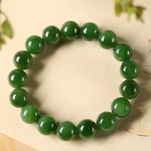 Vòng Tay Thạch Anh Màu Ngọc Bích 10 Ly - Thắng Giang