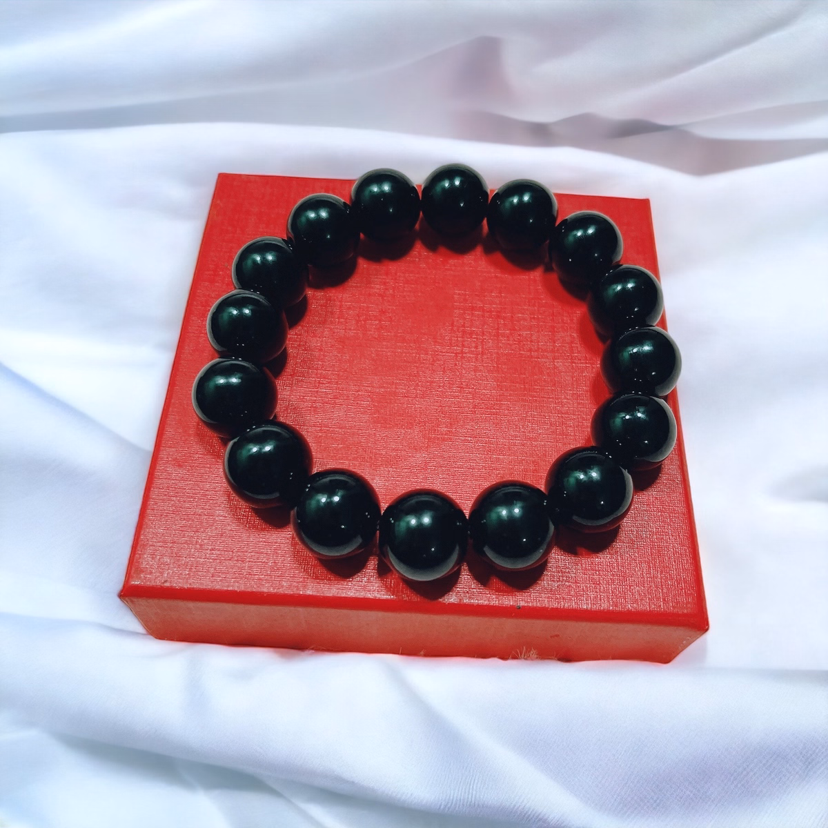 Vòng Tay Nam Đá Mã Não Đen 14 Ly - Thắng Giang - Ảnh 4