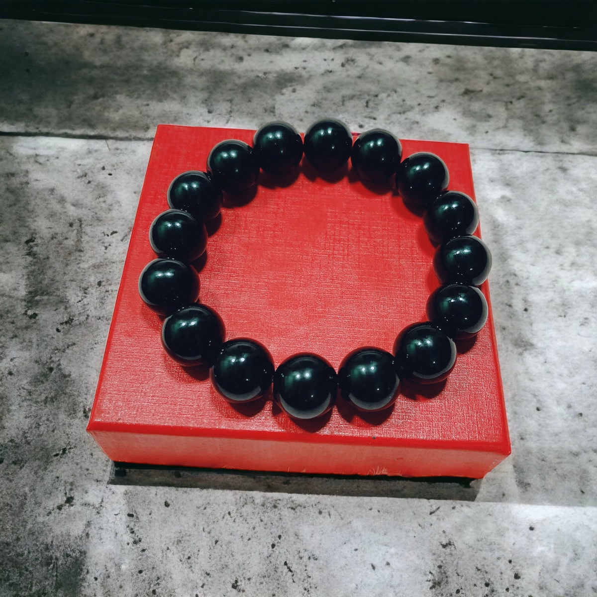 Vòng Tay Nam Đá Mã Não Đen 14 Ly - Thắng Giang - Ảnh 5