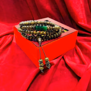 Chuỗi Vòng Tay Trầm Hương Tốc Hạt Dẹt Phối Lu Thống Ngọc Cẩm Thạch Sơn Thủy Thiên Nhiên - Thắng Giang