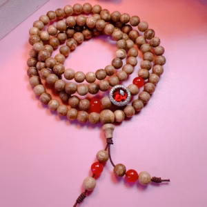 Vòng Tay Trầm Hương Rừng Lào Thiên Nhiên Phối Charm Pandora Bạc Thái Cao Cấp - Thắng Giang