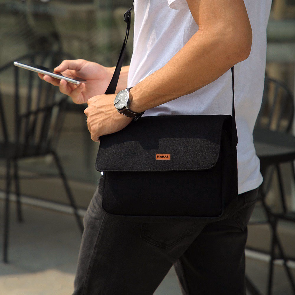 Túi Đeo Chéo Thời Trang Nam Nữ Cao Cấp Hr334 - Haras - Ảnh 6