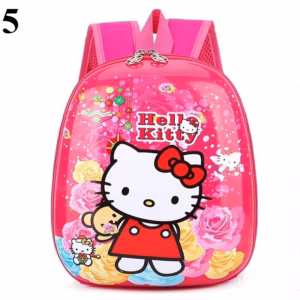 Balo Mầm Non Cho Bé Gái Chống Gù Chống Nước Kitty Đỏ - Namistore