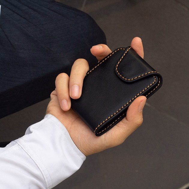 Ví Da Gerbera2 Handcrafted Mini Wallet Cao Cấp - Havias - Ảnh 2