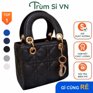 Túi Xách Nữ Đeo Chéo Dior Cao Cấp Đựng Vừa Điện Thoại Size 18 T001 - Trùm Sỉ Vn