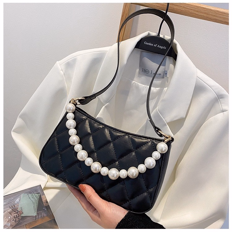 Túi Xách Nữ Đeo Vai Dây Ngọc Cao Cấp Da Lì Size 20 T004 - Trùm Sỉ Vn - Ảnh 3