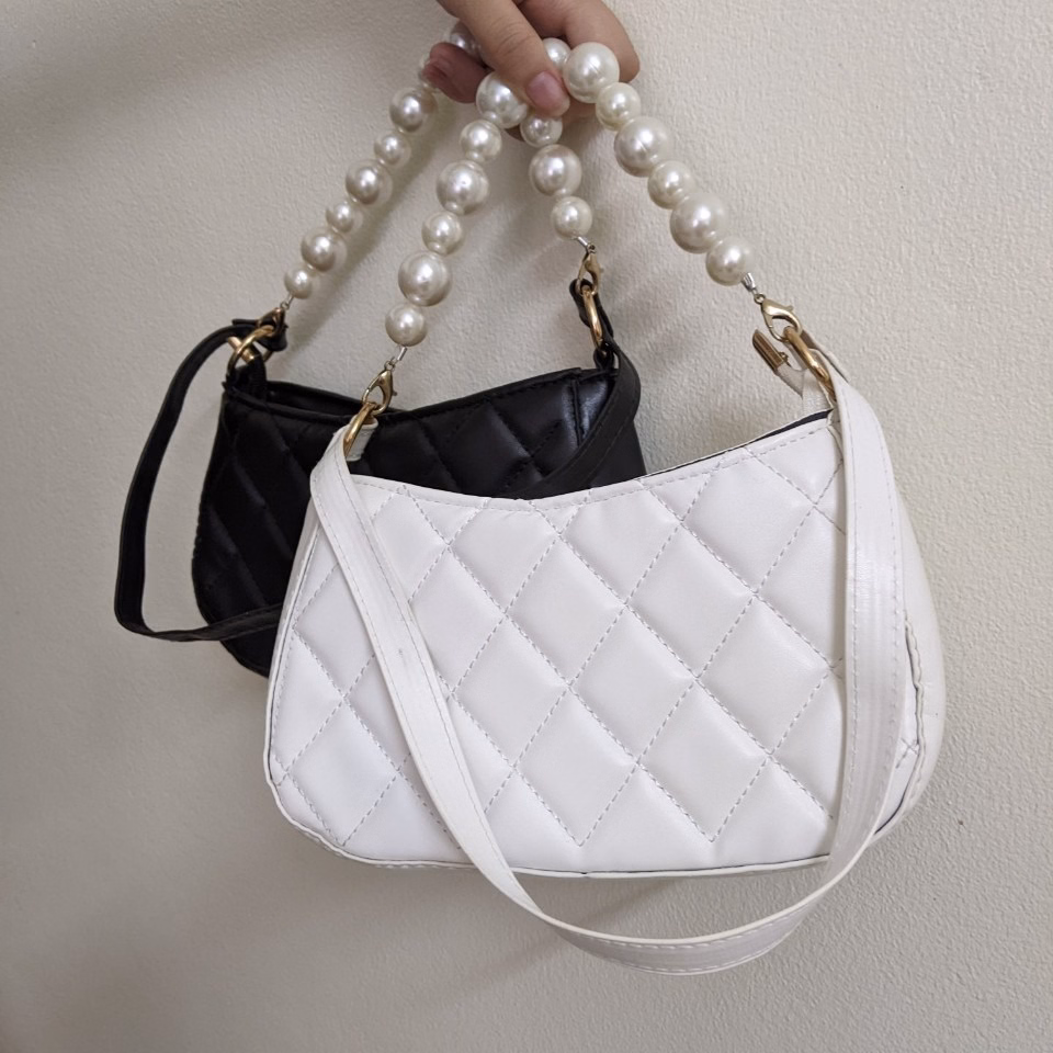 Túi Xách Nữ Đeo Vai Dây Ngọc Cao Cấp Da Lì Size 20 T004 - Trùm Sỉ Vn - Ảnh 7