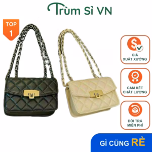 Túi Xách Nữ Đeo Chéo Mini Cao Cấp Chần Trám Size 15 T006 -Trùm Sỉ Vn