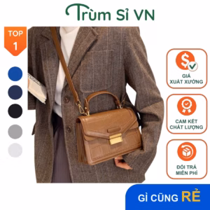 Túi Xách Nữ Đeo Chéo Cao Cấp Vân Da Rắn Phối Màu Đẹp Size 20 T008 - Trùm Sỉ Vn