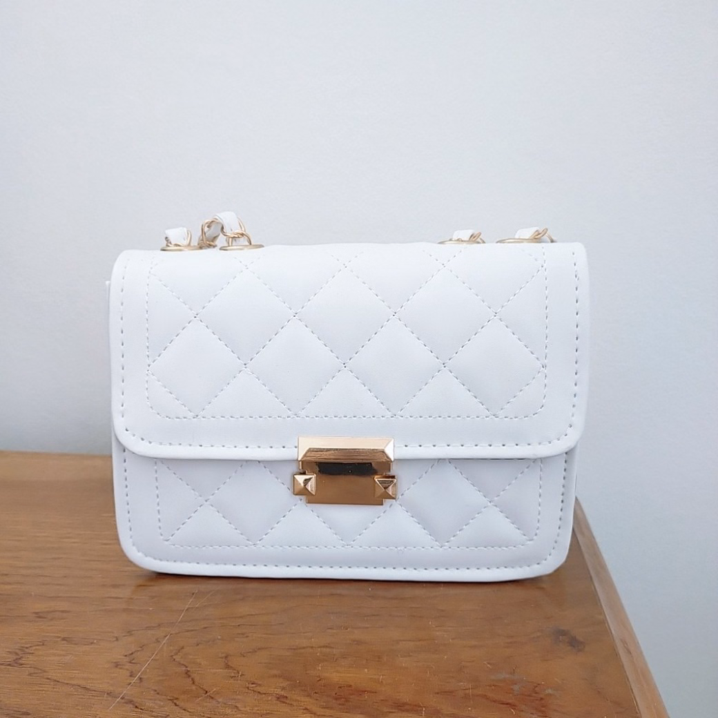 Túi Xách Nữ Đeo Chéo Cao Cấp Chần Trám Da Lì Size 20 T014 - Trùm Sỉ Vn - Ảnh 7