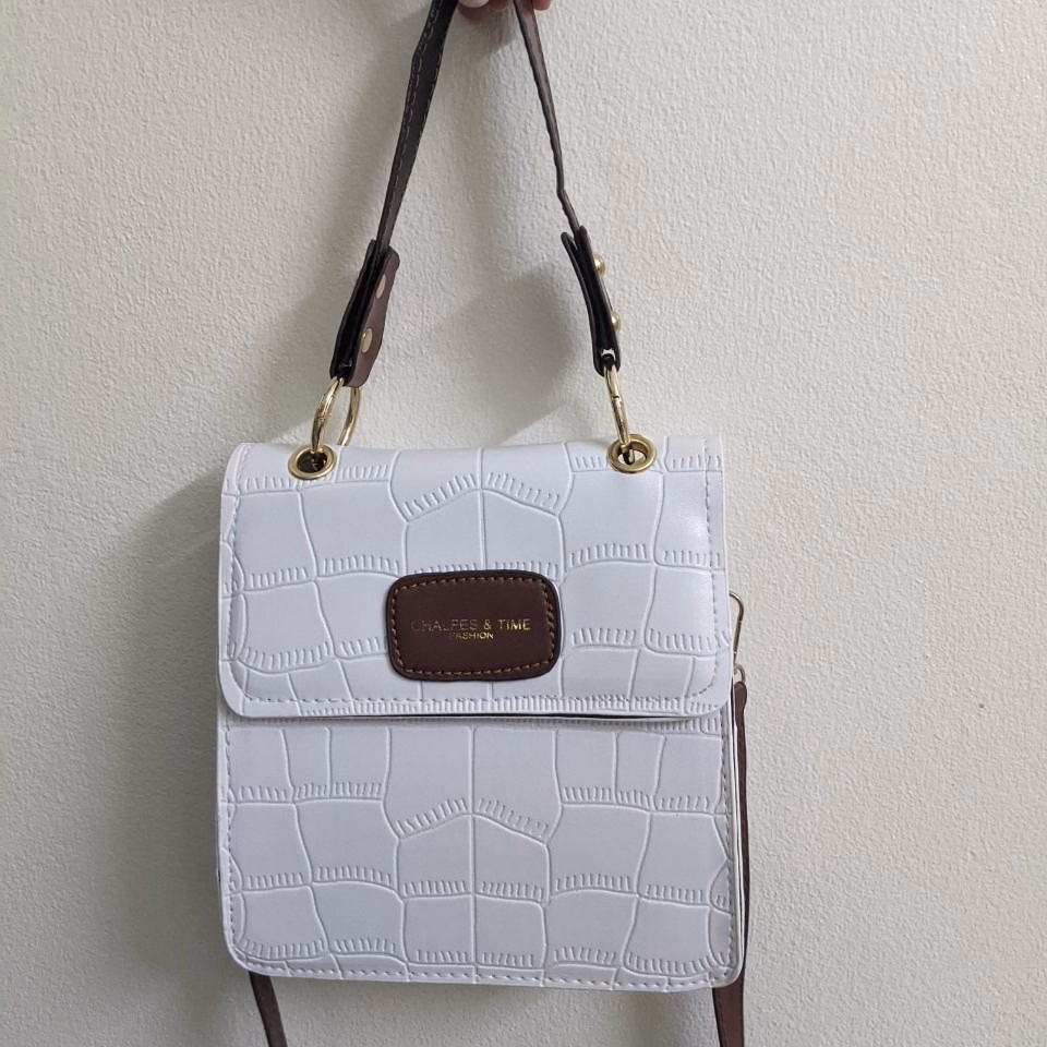 Túi Xách Nữ Có Dây Deo Chéo Da Dập Vân Cao Cấp Size 20 T016 - Trùm Sỉ Vn - Ảnh 7