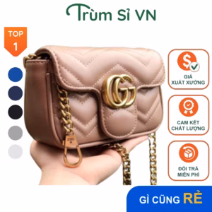 Túi Xách Đeo Chéo Nữ Cao Cấp Chần Trám Size 18 T024 - Trùm Sỉ Vn