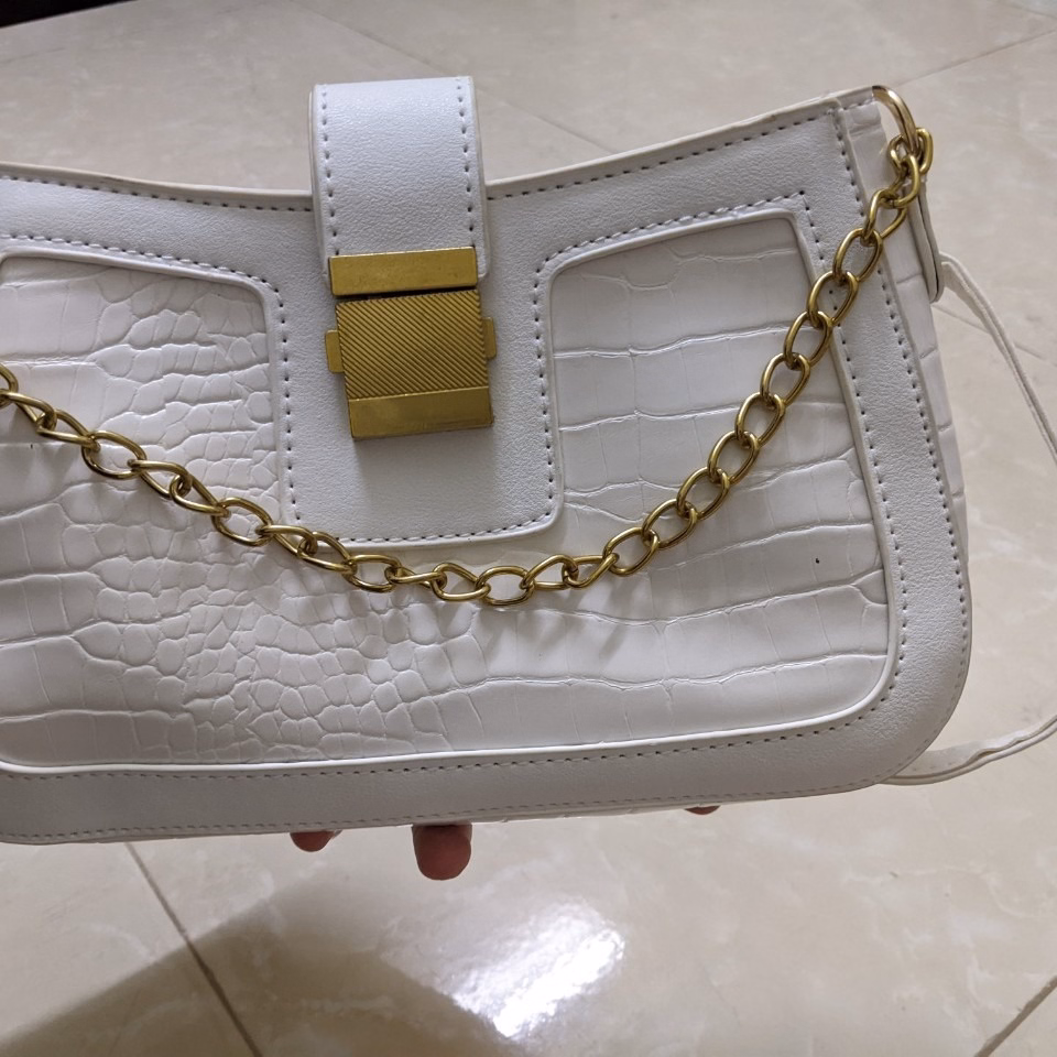 Túi Kẹp Nách Nữ Dập Vân Cao Cấp Túi Xách Nữ Đeo Chéo Size 22 T030 - Trùm Sỉ Vn - Ảnh 6