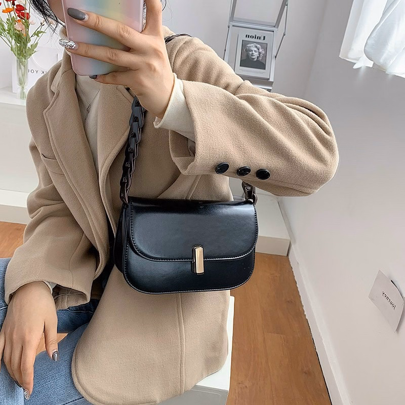 Túi Xách Nữ Đeo Chéo Cao Cấp Khóa Xoay Size 22 T056 - Trùm Sỉ Vn - Ảnh 2